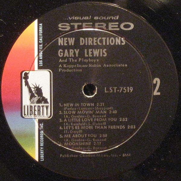 Lewis, Gary & The Playboys - New Directions (VG+) (Vinyl LP)