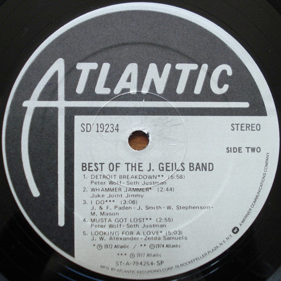 Geils, J. Band - Best Of The J. Geils Band (Vinyl, VG+) (Vinyl LP)