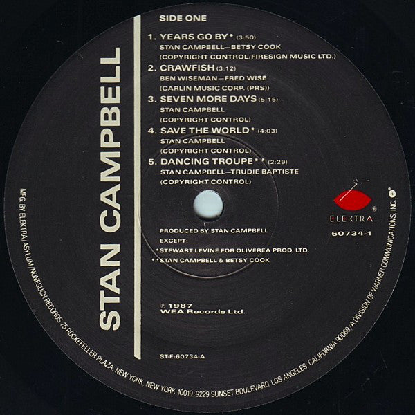 Campbell, Stan - Stan Campbell (VG+) (Vinyl LP)