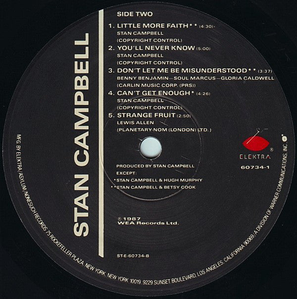 Campbell, Stan - Stan Campbell (VG+) (Vinyl LP)