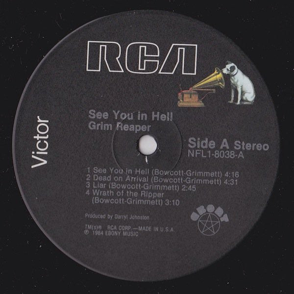 Grim Reaper  - See You In Hell (Vinyl, VG+) (Vinyl LP)