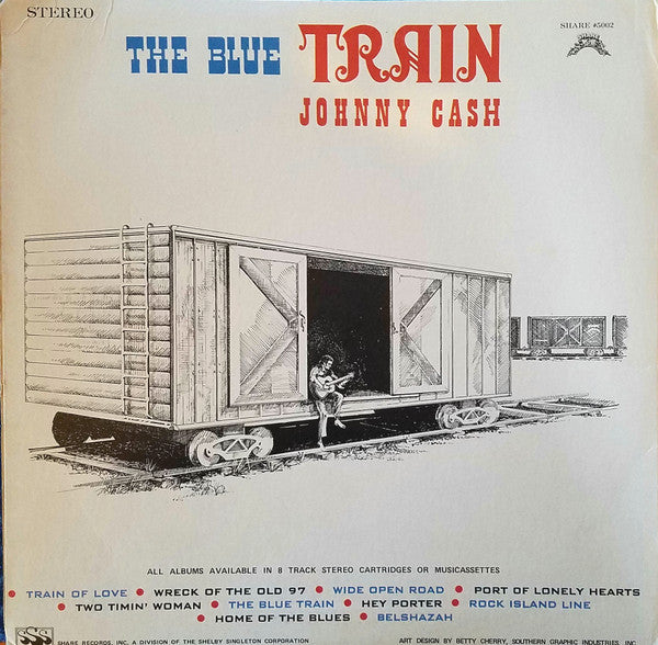 Cash, Johnny - The Blue Train (Vinyl, VG+) (Vinyl LP)