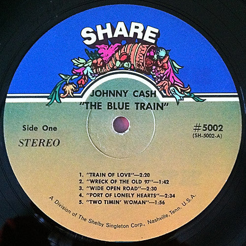 Cash, Johnny - The Blue Train (Vinyl, VG+) (Vinyl LP)