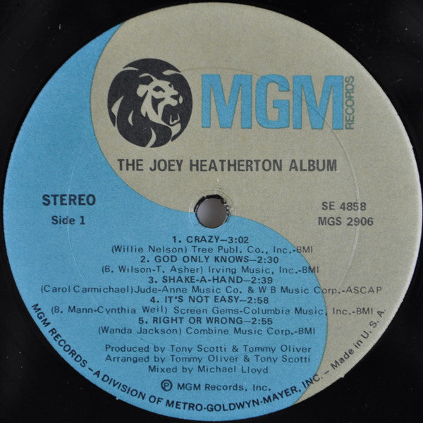 Heatherton, Joey - The Joey Heatherton Album (VG+) (Vinyl LP)
