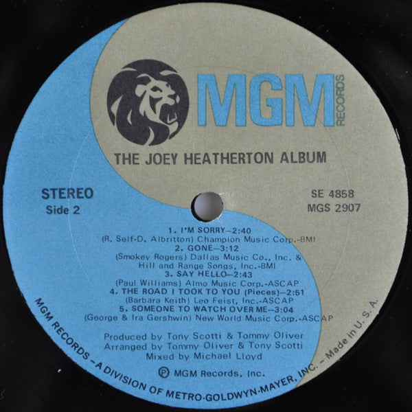 Heatherton, Joey - The Joey Heatherton Album (VG+) (Vinyl LP)