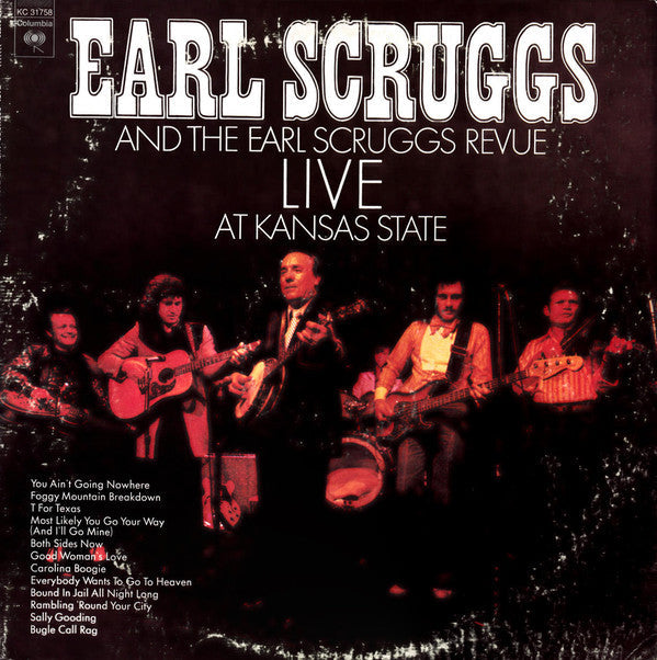 Scruggs, Earl And The Earl Scruggs Revue - Live At Kansas State (VG) (Vinyl LP)