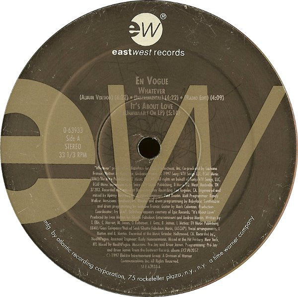 En Vogue - Whatever (VG+) (Vinyl LP)