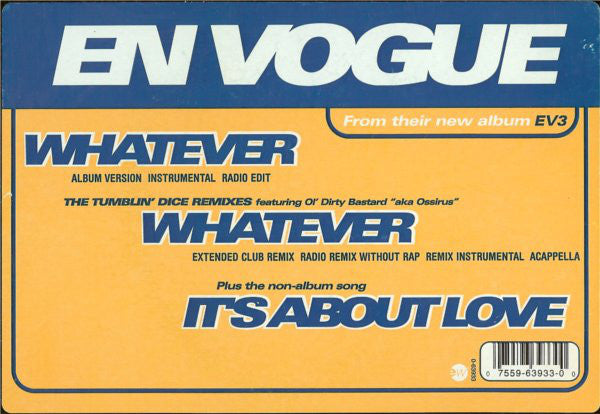 En Vogue - Whatever (VG+) (Vinyl LP)