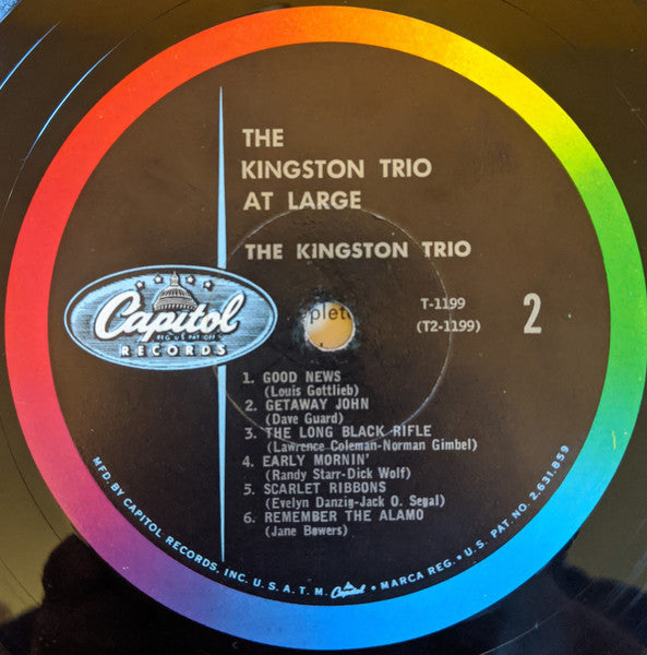 Kingston Trio - At Large (VG) (Vinyl LP)