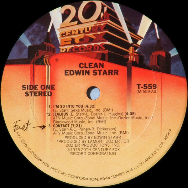 Starr, Edwin - Clean (VG+) (Vinyl LP)