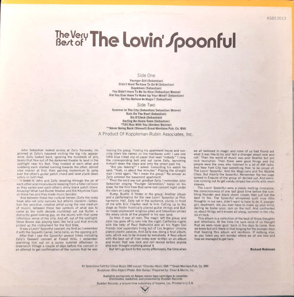 Lovin' Spoonful - The Very Best Of The Lovin' Spoonful (VG+) (Vinyl LP)
