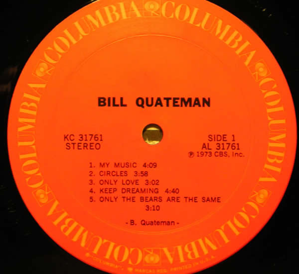 Quateman, Bill - Bill Quateman (VG) (Vinyl LP)