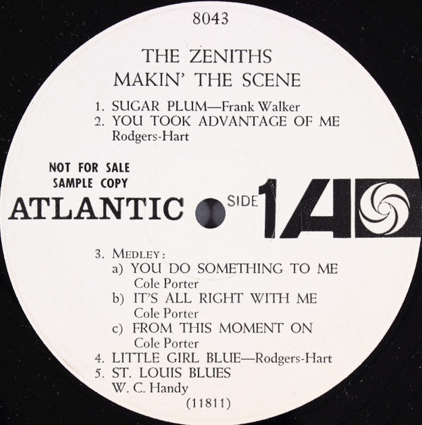 Zeniths - Makin' The Scene (VG) (Vinyl LP)