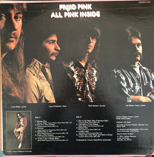 Frijid Pink - All Pink Inside (VG+) (Vinyl LP)