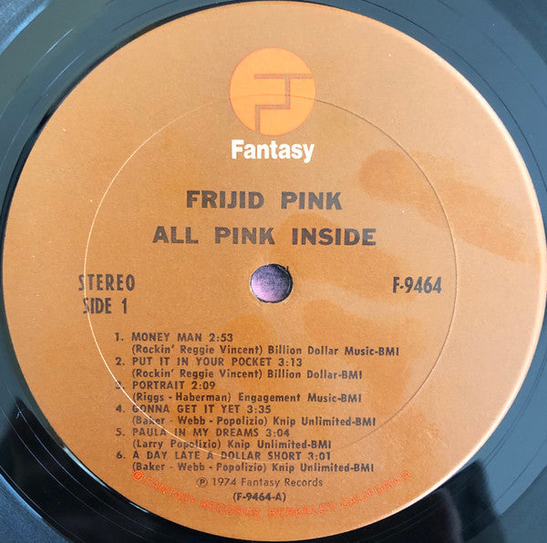 Frijid Pink - All Pink Inside (VG+) (Vinyl LP)