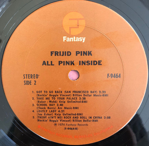 Frijid Pink - All Pink Inside (VG+) (Vinyl LP)