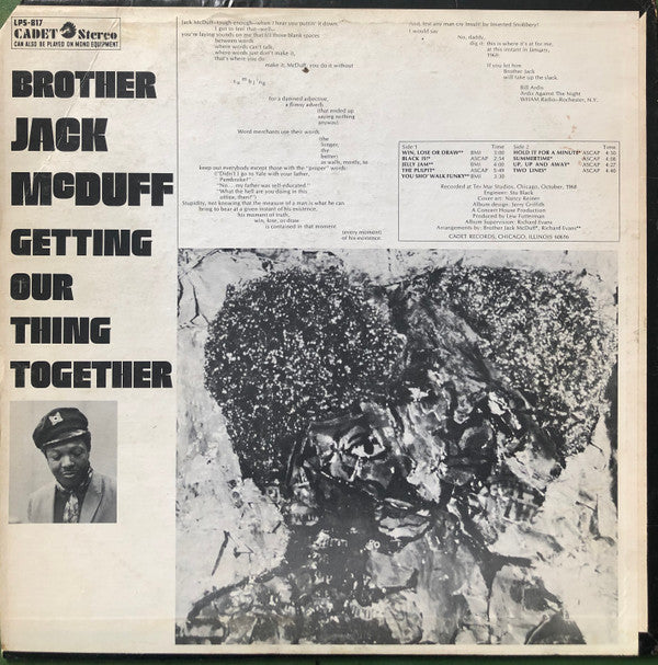 McDuff, Brother Jack - Getting Our Thing Together (Vinyl, VG) (Vinyl LP)