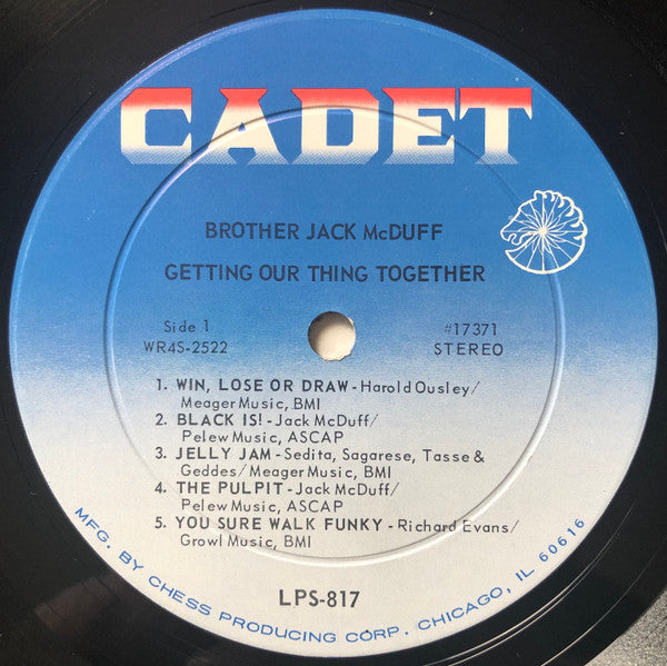 McDuff, Brother Jack - Getting Our Thing Together (Vinyl, VG) (Vinyl LP)