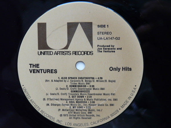 Ventures - Only Hits! (Vinyl, VG) (Vinyl LP)