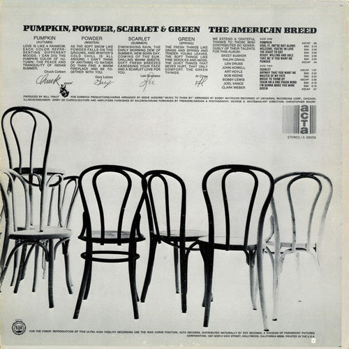 American Breed - Pumpkin, Powder, Scarlet & Green (Vinyl, VG+) (Vinyl LP)