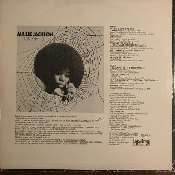 Jackson, Millie - Caught Up (Vinyl, VG+) (Vinyl LP)