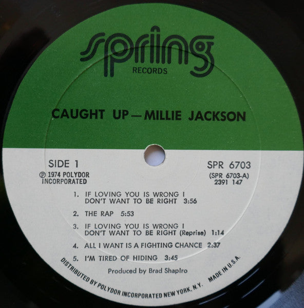 Jackson, Millie - Caught Up (Vinyl, VG+) (Vinyl LP)