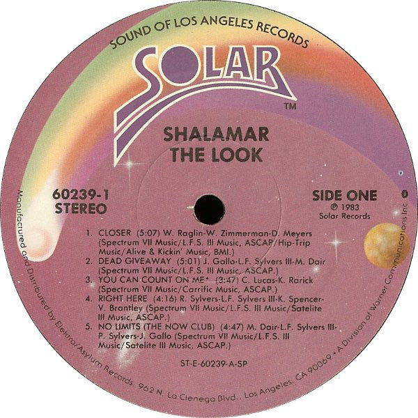 Shalamar - The Look (VG+) (Vinyl LP)