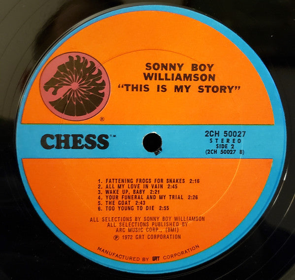 Williamson, Sonny Boy - This Is My Story (Vinyl, VG+) (Vinyl LP)