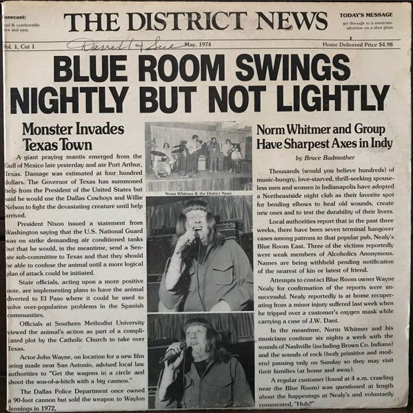 Whitmer, Norm & District News - District News (Vinyl, VG) (Vinyl LP)