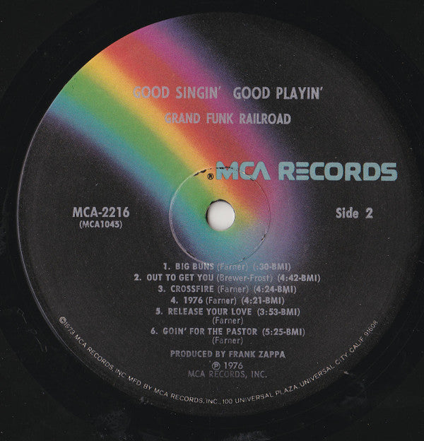 Grand Funk Railroad - Good Singin' Good Playin' (Vinyl, VG+) (Vinyl LP)