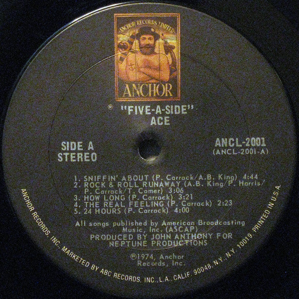 Ace  - Five-A-Side (VG+) (Vinyl LP)