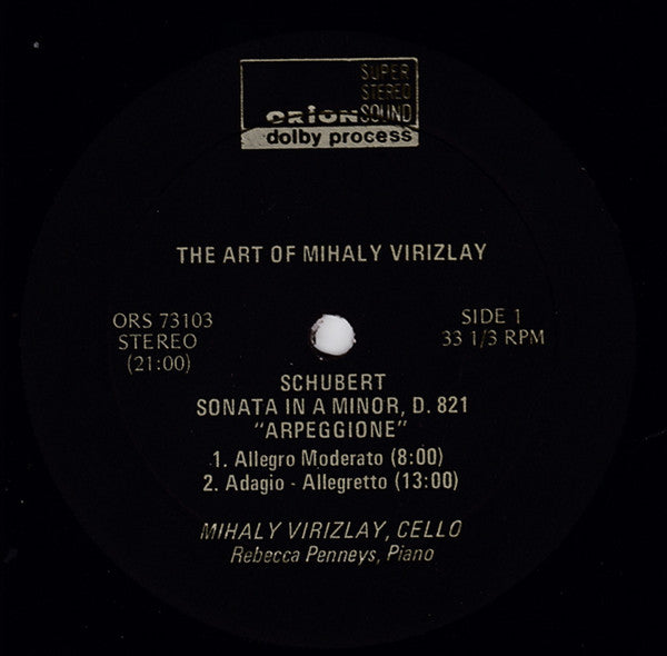 Virizlay - The Art Of Mihaly Virizlay (VG+) (Vinyl LP)
