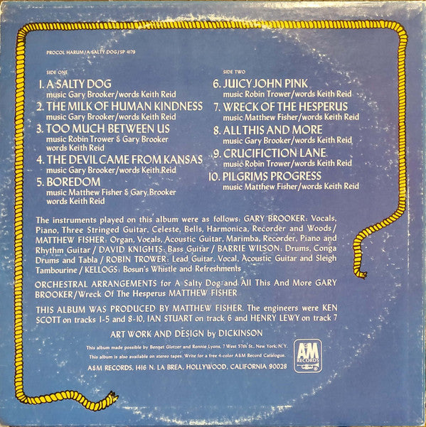 Procol Harum - A Salty Dog (VG) (Vinyl LP)