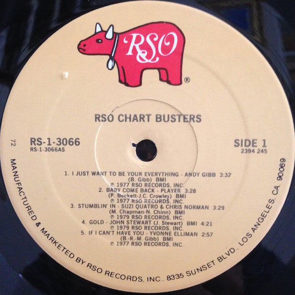 Various - RSO Chart Busters (VG+) (Vinyl LP)