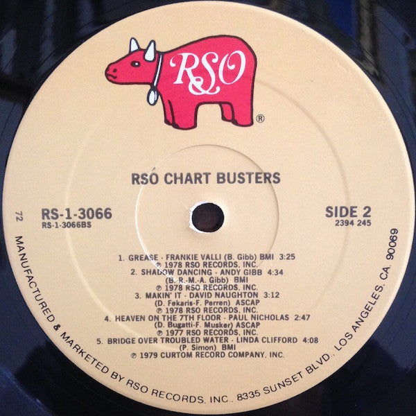 Various - RSO Chart Busters (VG+) (Vinyl LP)