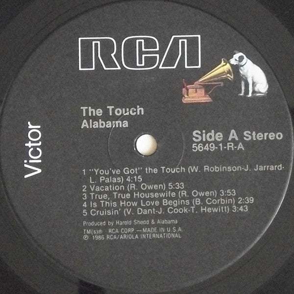Alabama - The Touch (VG+) (Vinyl LP)