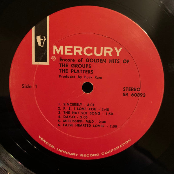 Platters - (Encore Of) Golden Hits Of The Groups (VG+) (Vinyl LP)