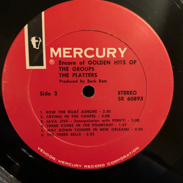 Platters - (Encore Of) Golden Hits Of The Groups (VG+) (Vinyl LP)