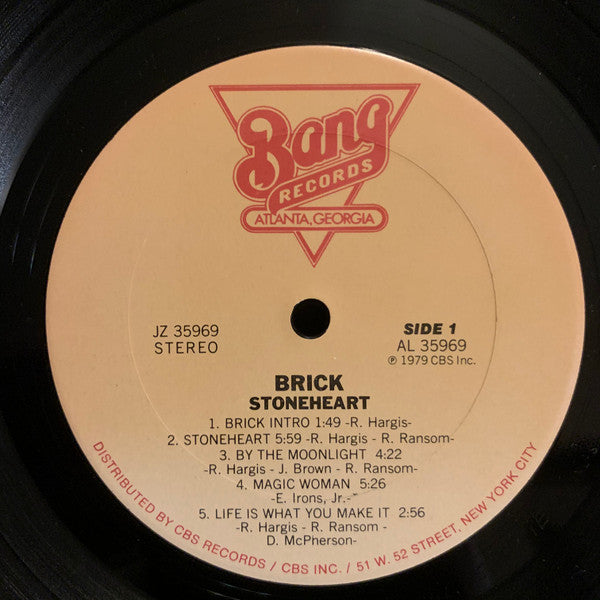 Brick - Stoneheart (VG+) (Vinyl LP)