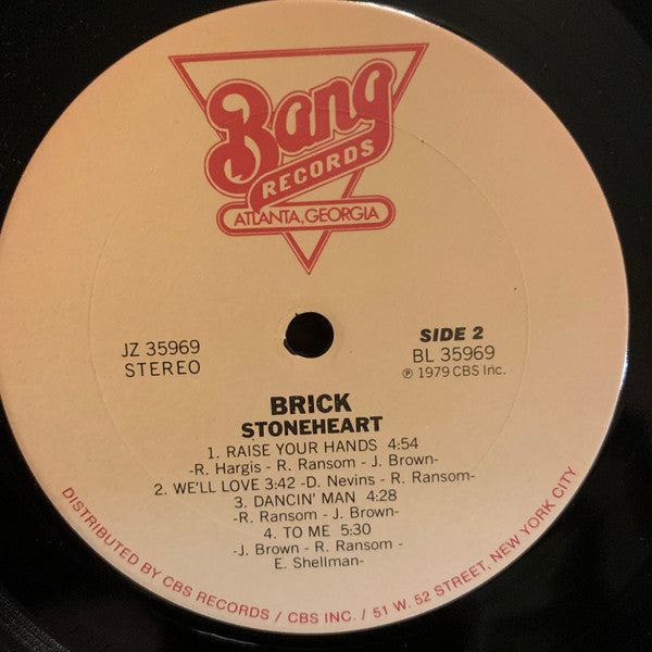 Brick - Stoneheart (VG+) (Vinyl LP)