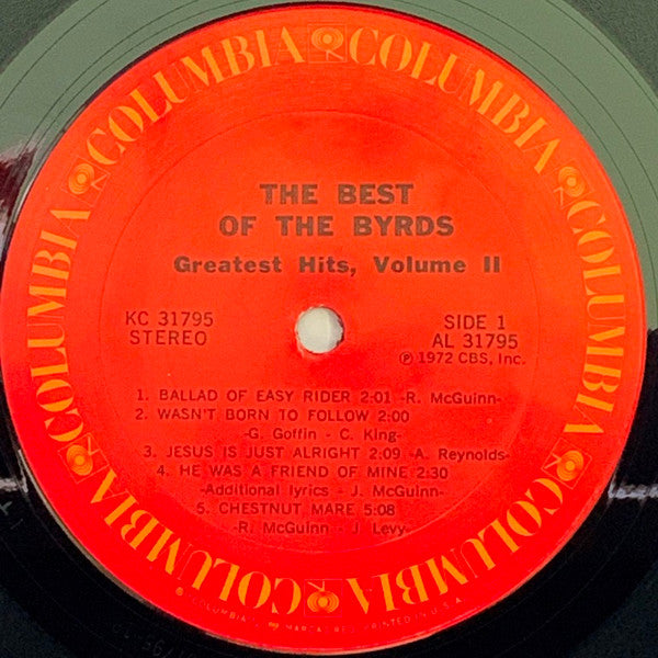 Byrds - The Best Of The Byrds   Greatest Hits, Volume II  (Vinyl, VG+) (Vinyl LP)