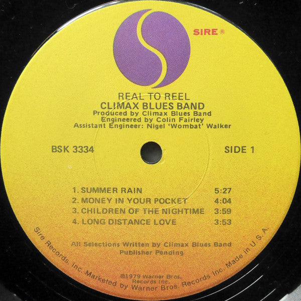 Climax Blues Band - Real To Reel (Vinyl, VG+) (Vinyl LP)