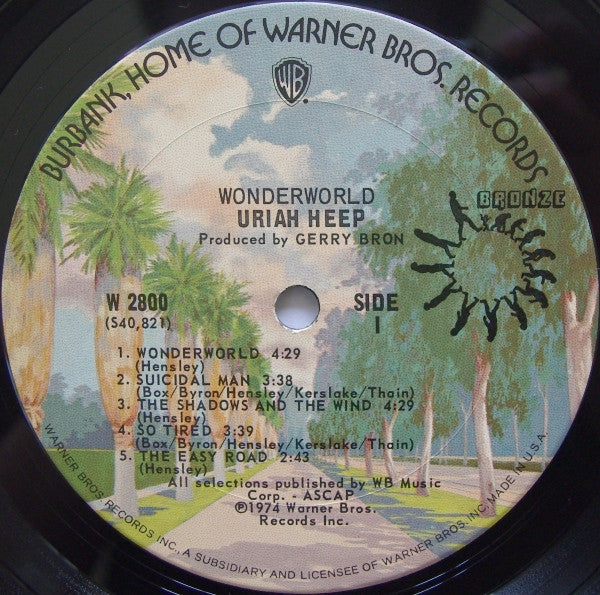 Uriah Heep - Wonderworld (VG+) (Vinyl LP)