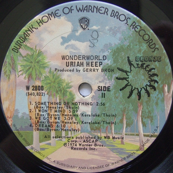 Uriah Heep - Wonderworld (VG+) (Vinyl LP)