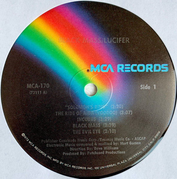 Lucifer  - Black Mass (VG+) (Vinyl LP)
