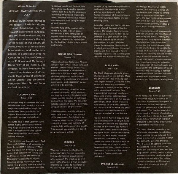 Lucifer  - Black Mass (VG+) (Vinyl LP)