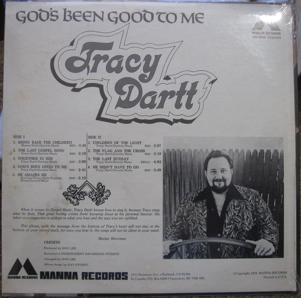 Dartt, Tracy - God's Been Good To Me (VG) (Vinyl LP)