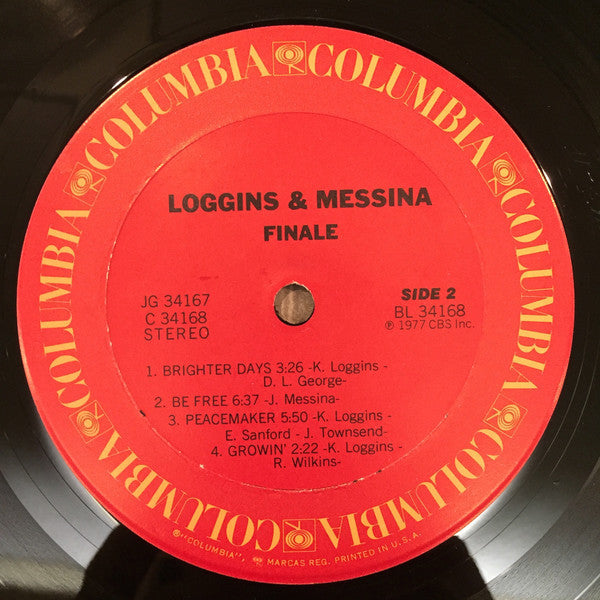 Loggins And Messina - Finale (Vinyl, VG+) (Vinyl LP)