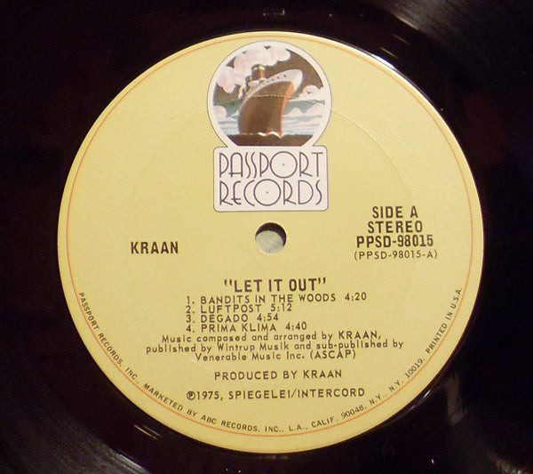 Kraan - Let It Out (VG+) (Vinyl LP)