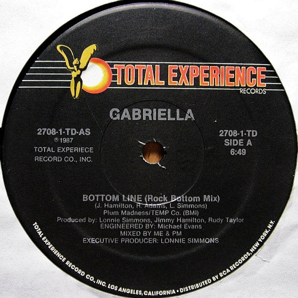 Gabriella - Bottom Line (VG) (Vinyl LP)